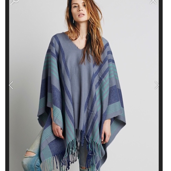 Free People Accessories - Free People plaid poncho